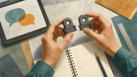 译达通把型号、测量位置与计量单位同原始询盘逐项对照的画面